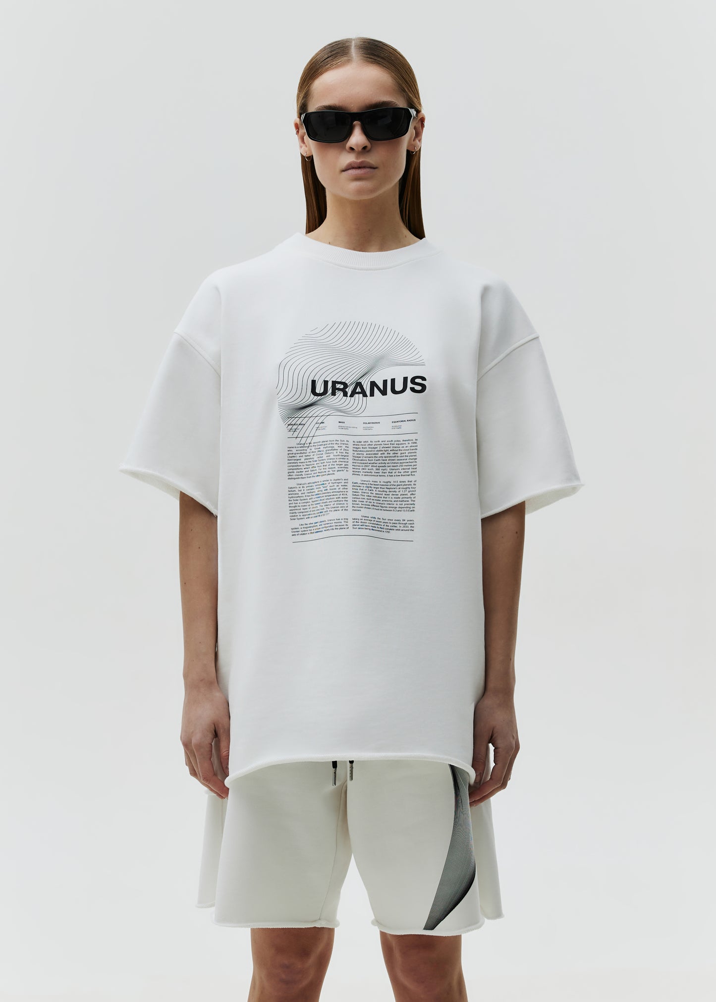 T-shirt Uranus White