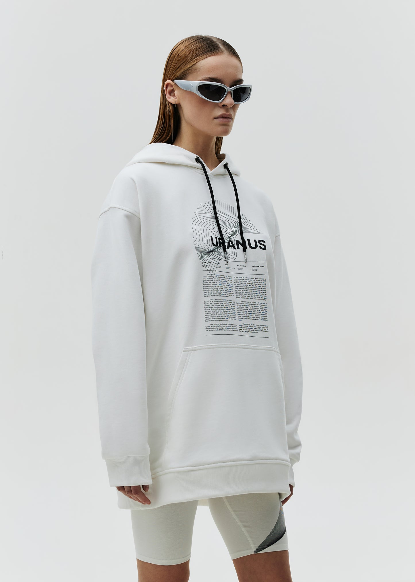 Hoodie Uranus White