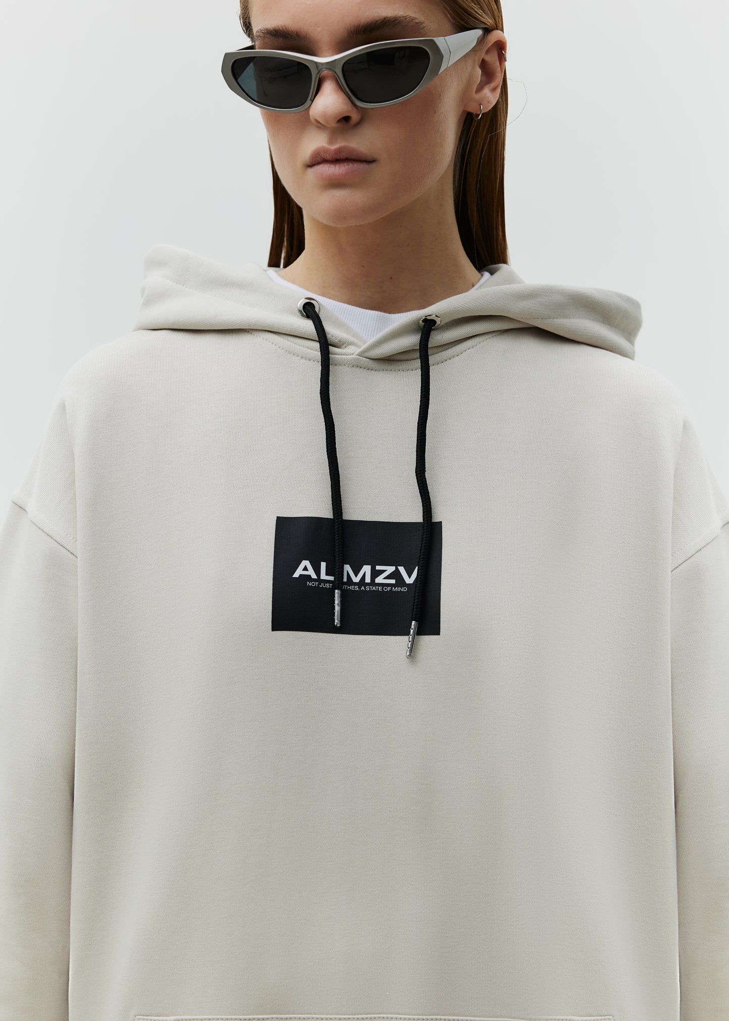Hoodie Basic Taupe