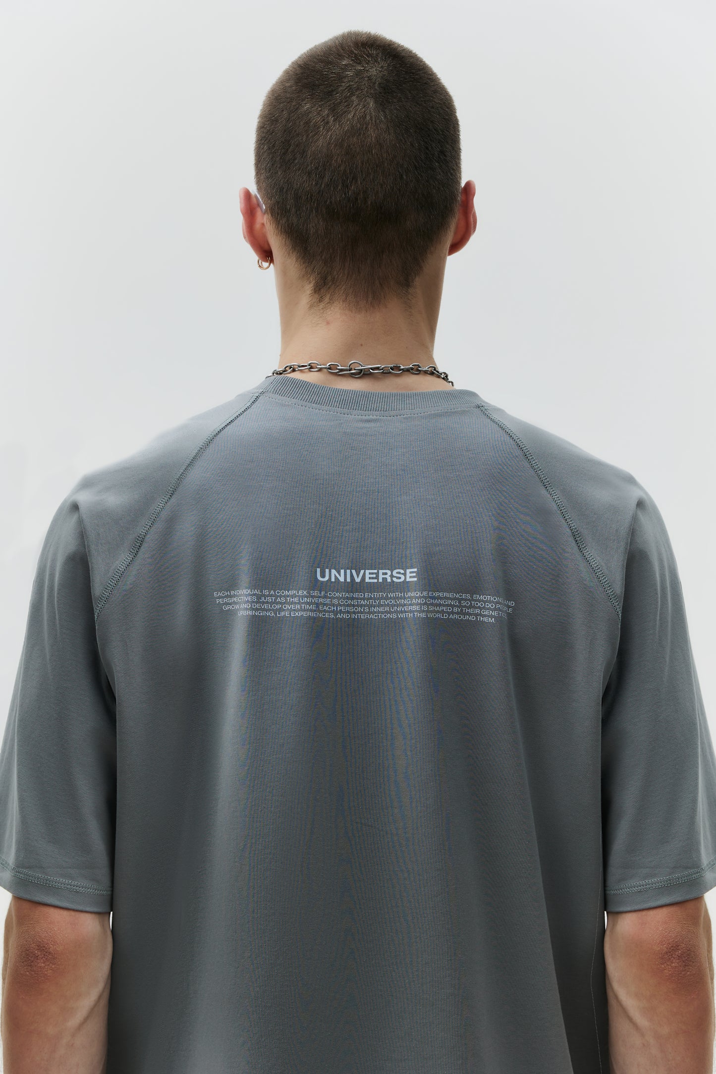 T-shirt Universe Grey