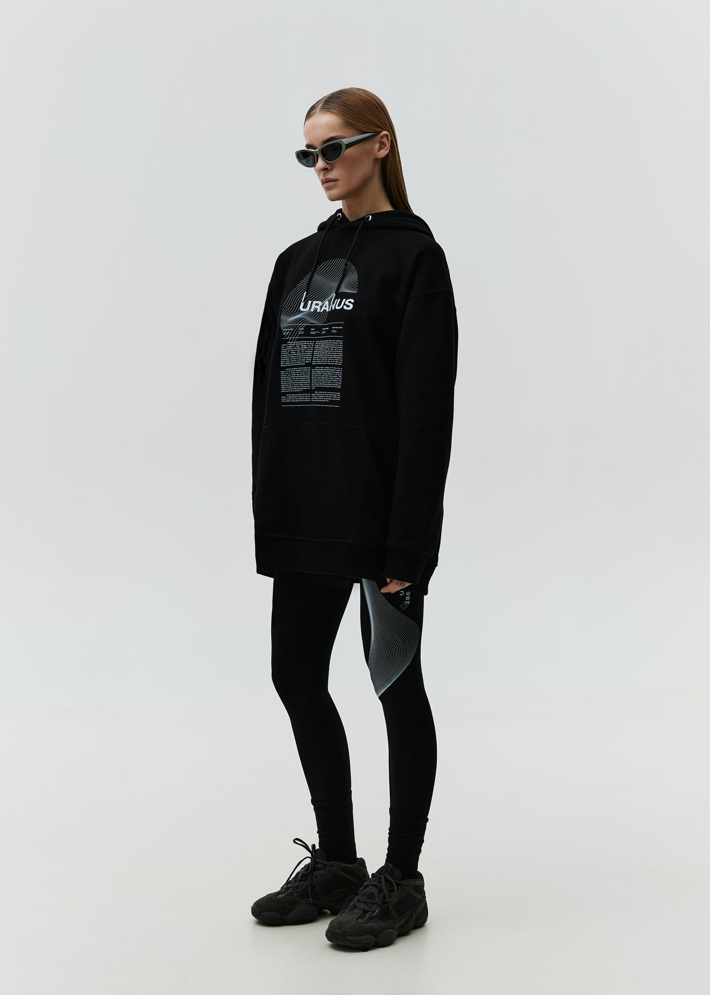 Hoodie Uranus Black