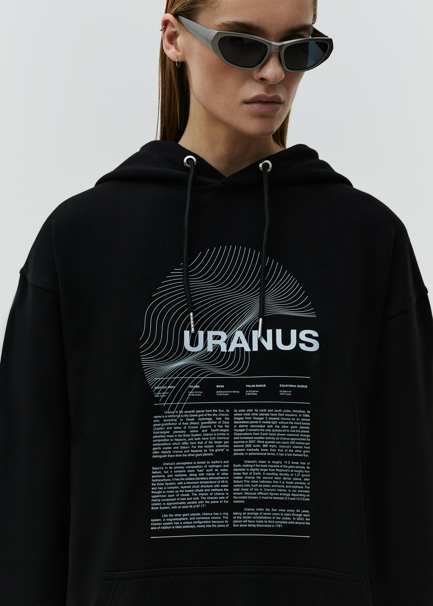 Hoodie Uranus Black