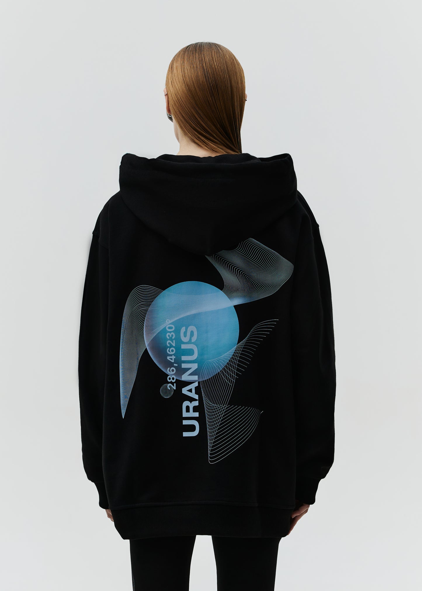Hoodie Uranus Black