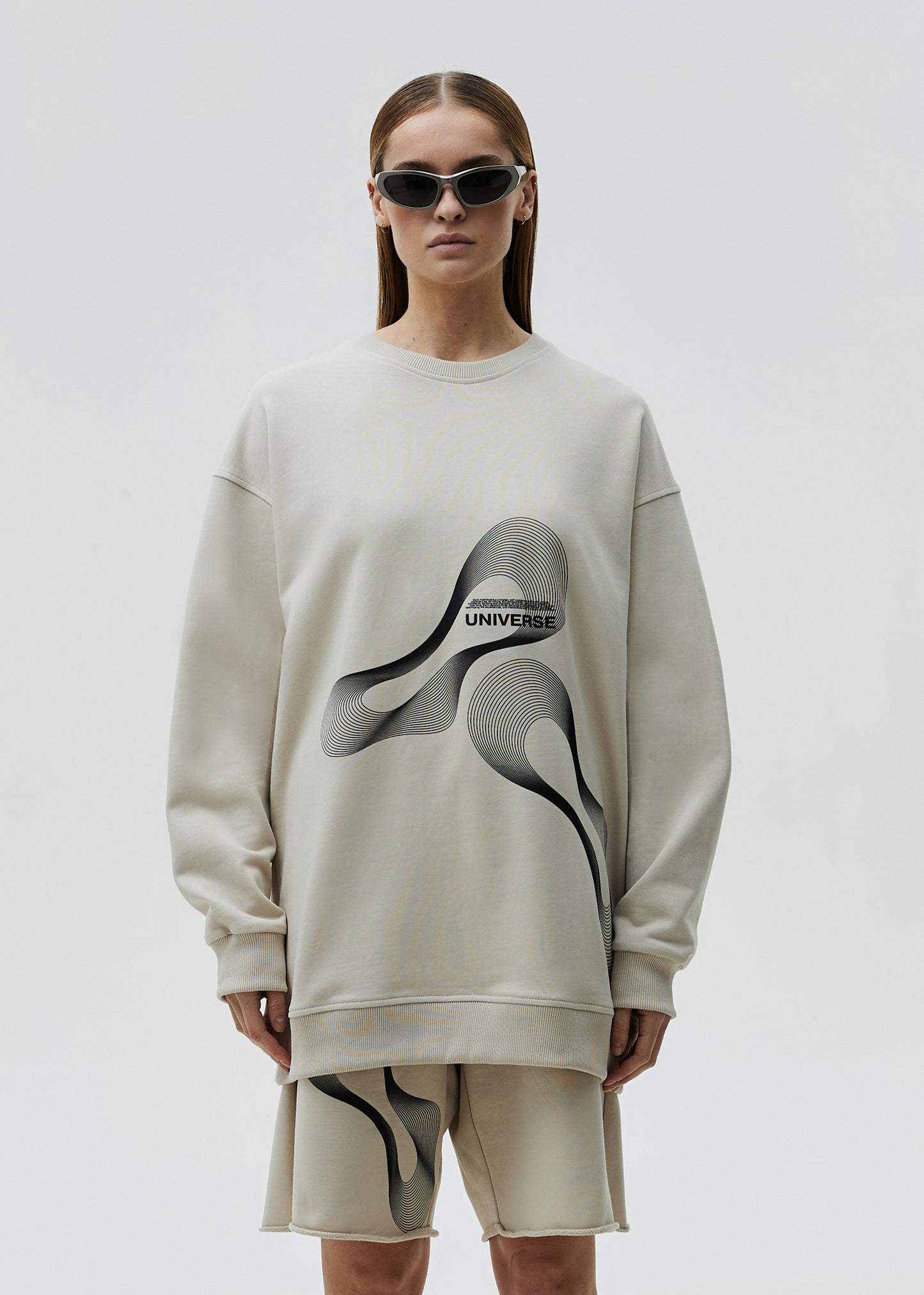 Sweatshirt Universe Taupe