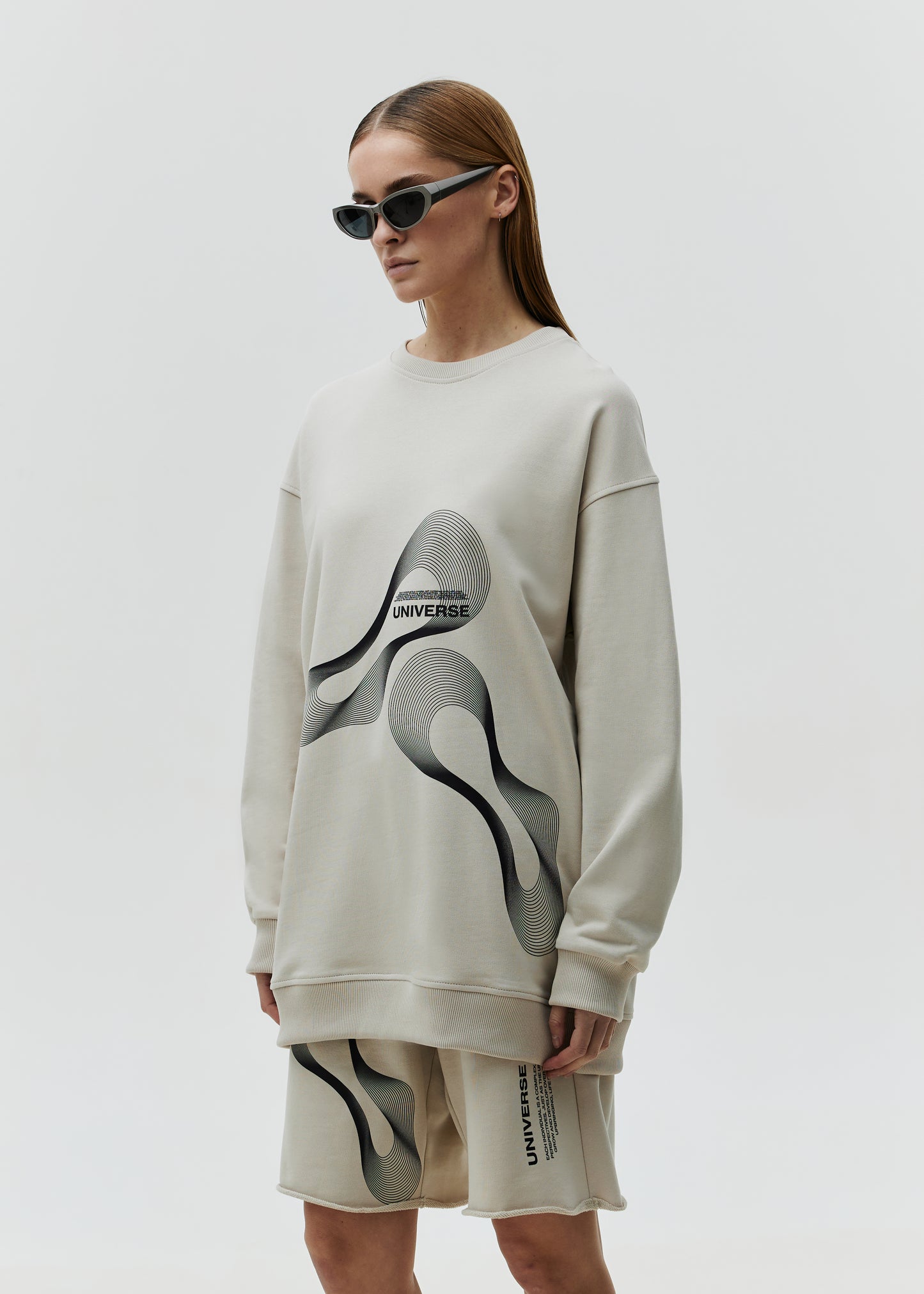 Sweatshirt Universe Taupe