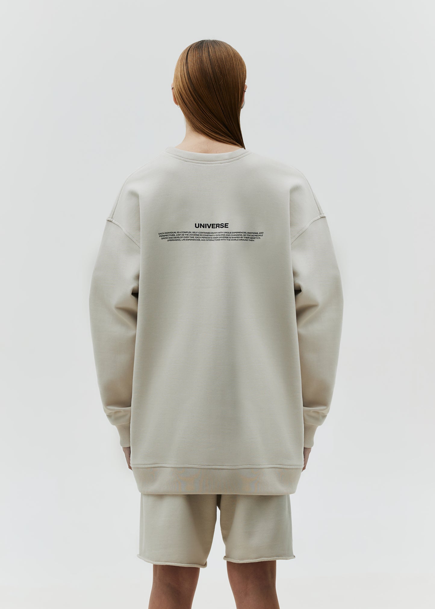 Sweatshirt Universe Taupe