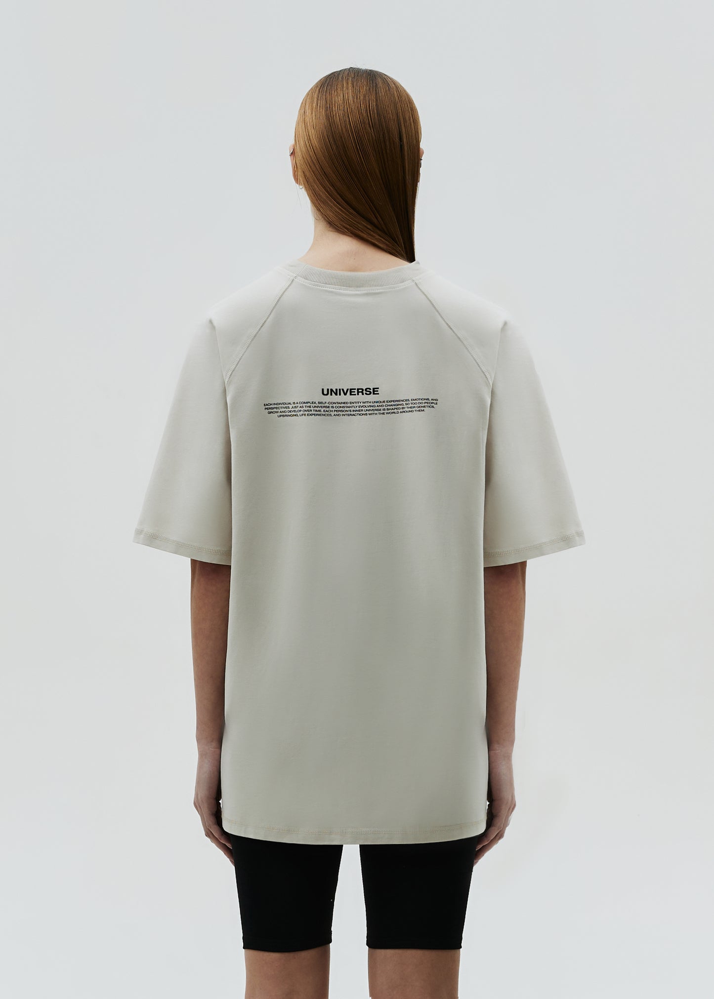 T-shirt Universe Taupe