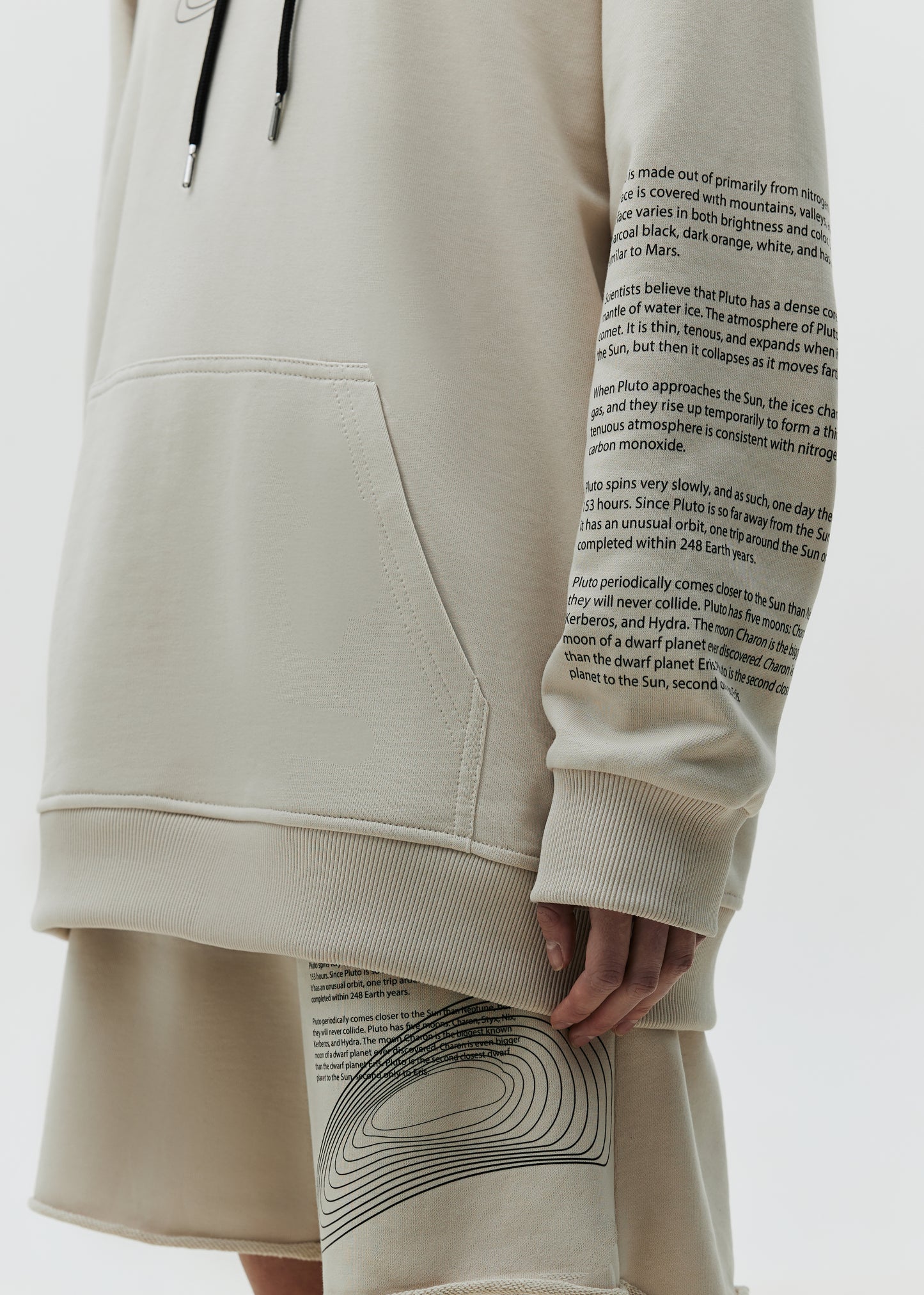 Hoodie Pluto Taupe