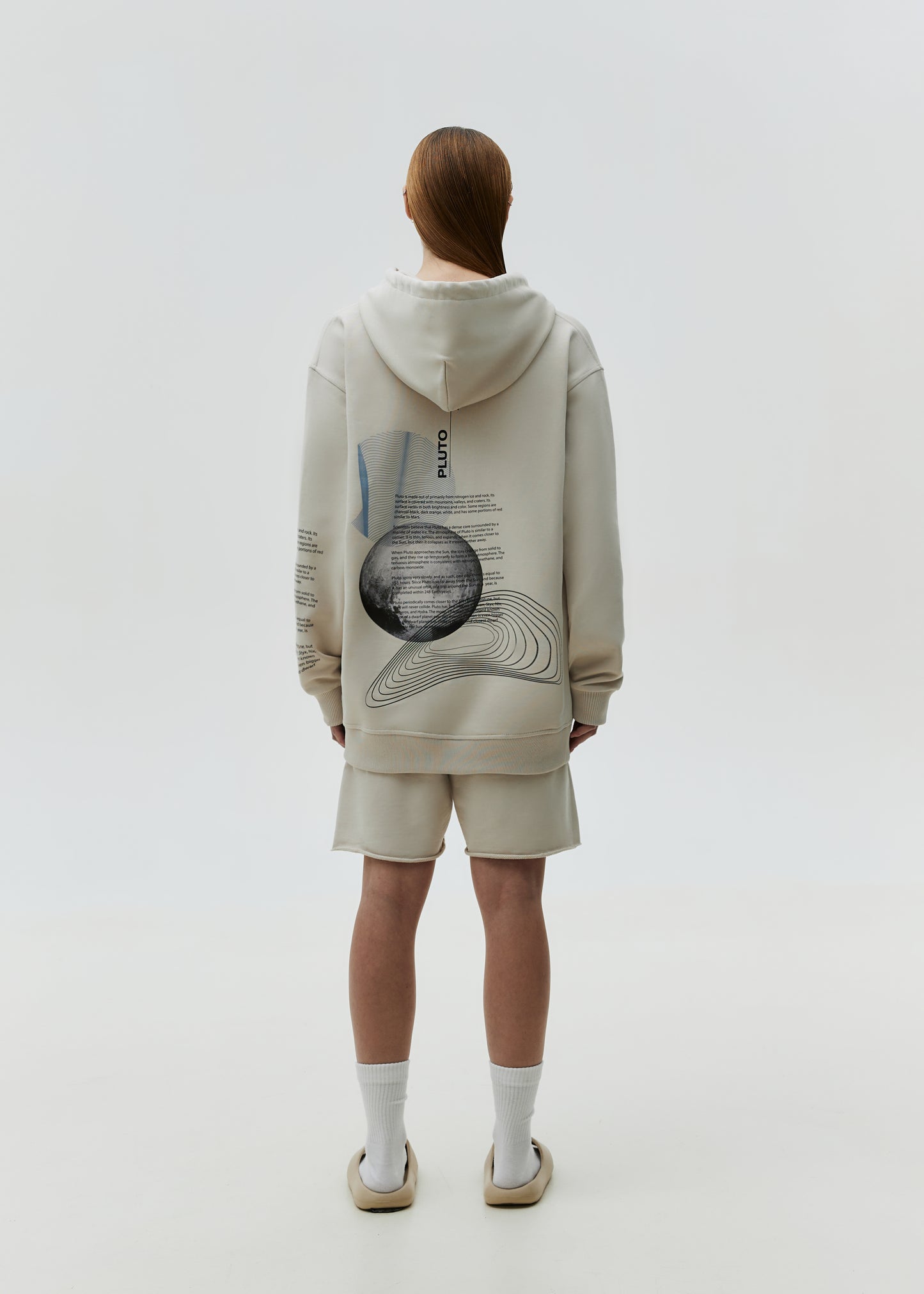 Hoodie Pluto Taupe