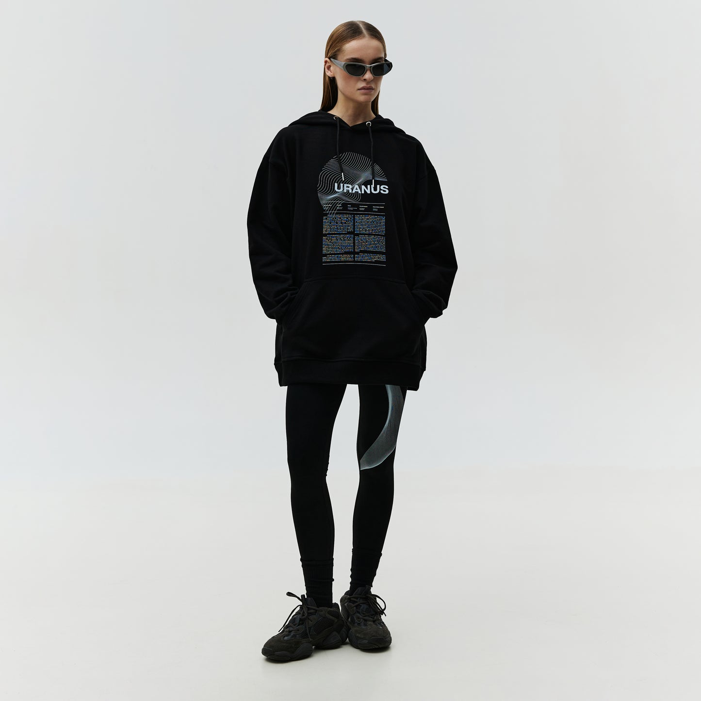 Hoodie Uranus Black