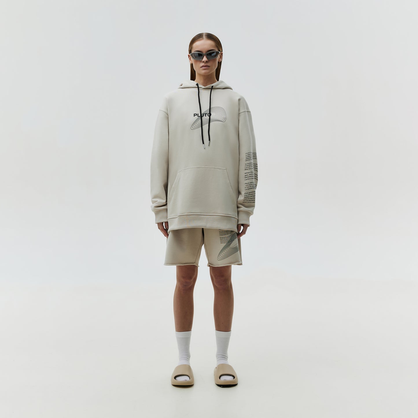 Hoodie Pluto Taupe