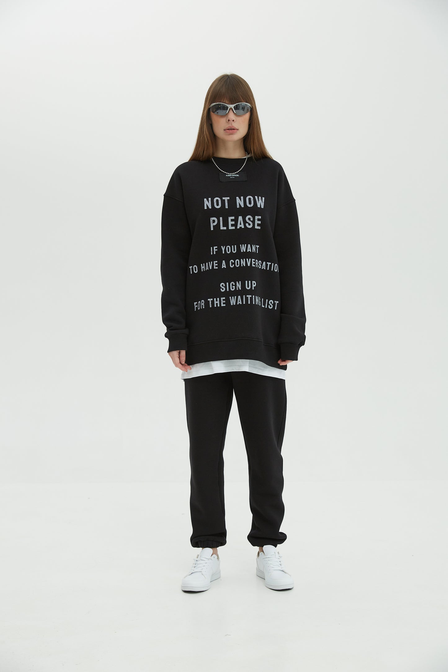 Sweatshirt No Comments Black
