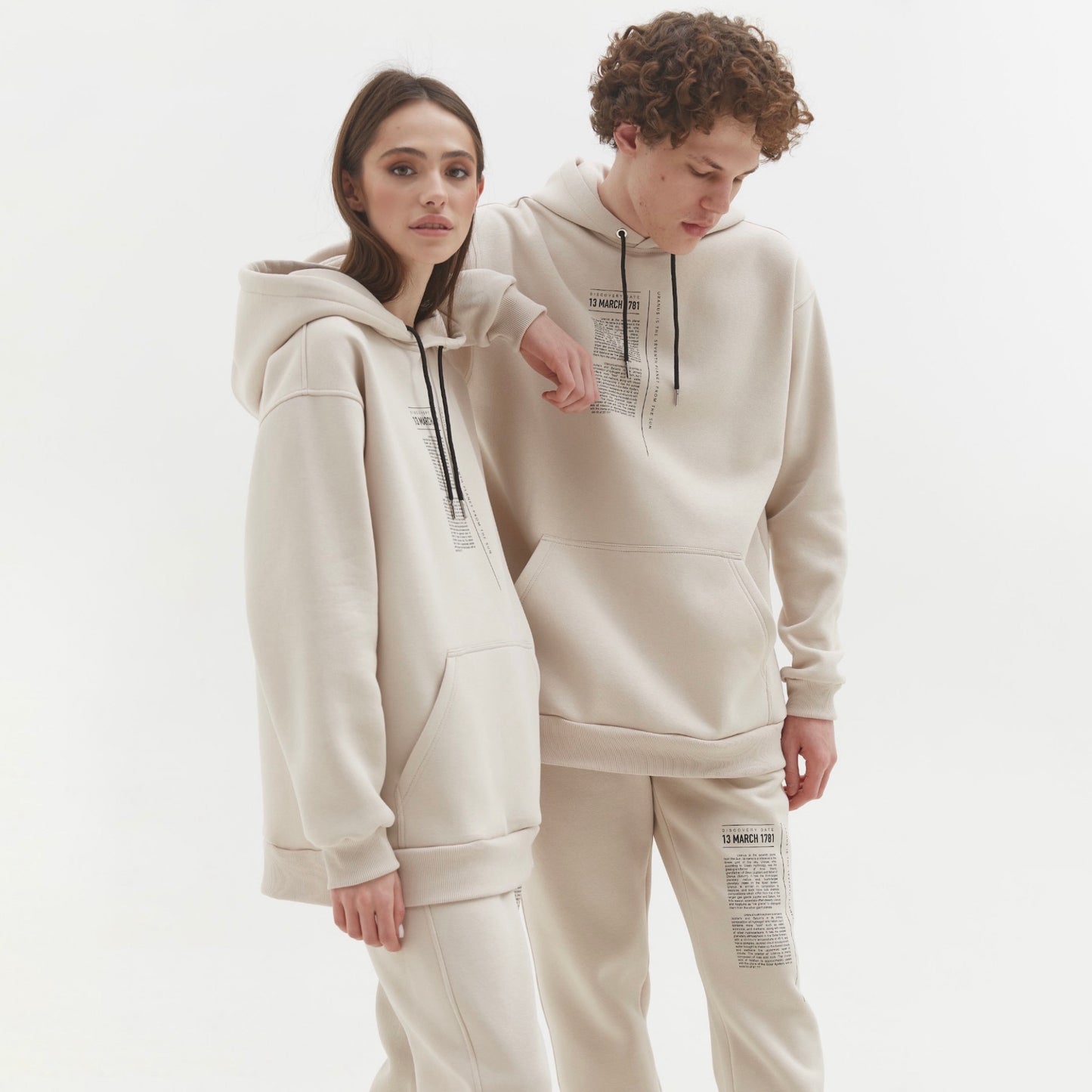 Hoodie Uranus Beige