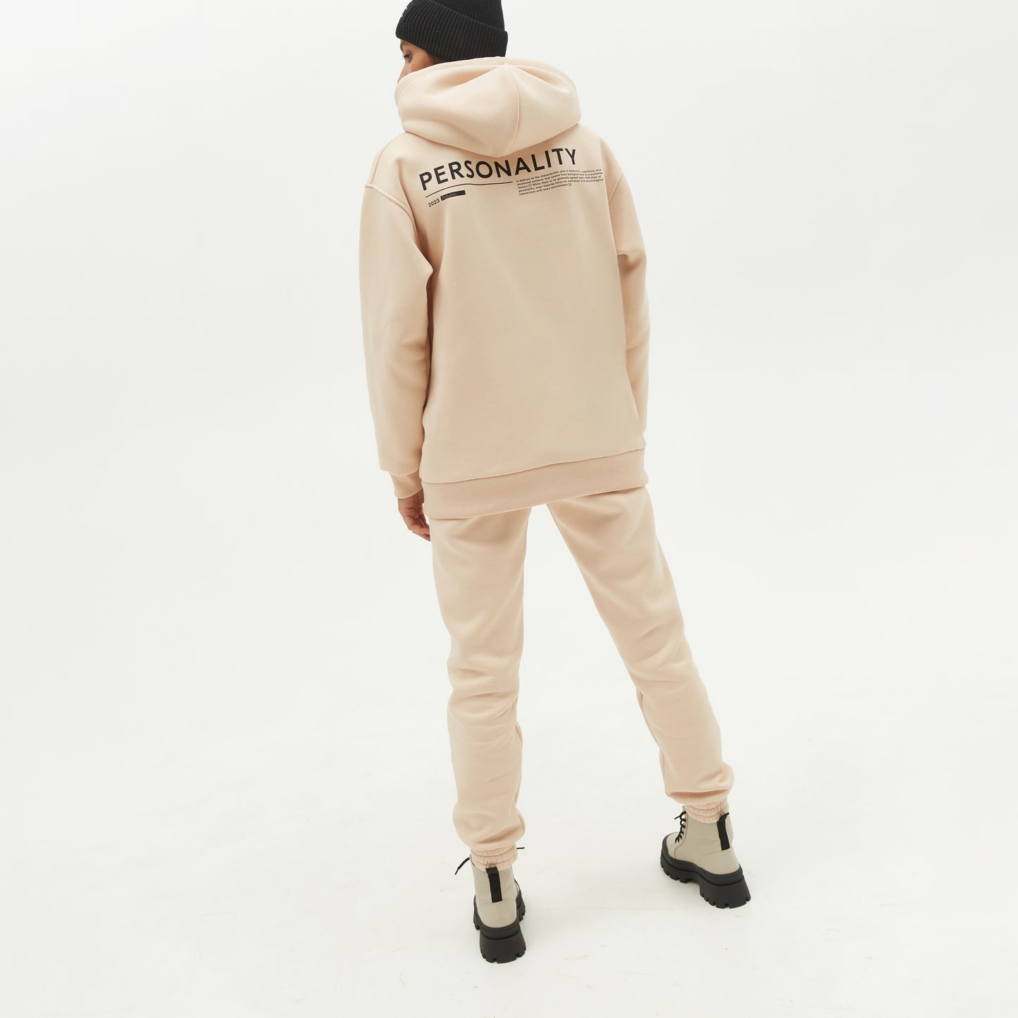 Hoodie Personality Beige