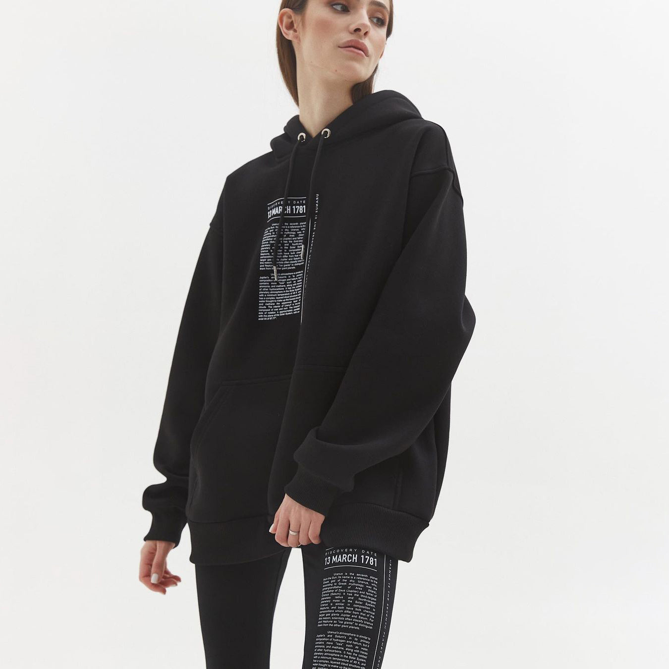 Hoodie Uranus Black