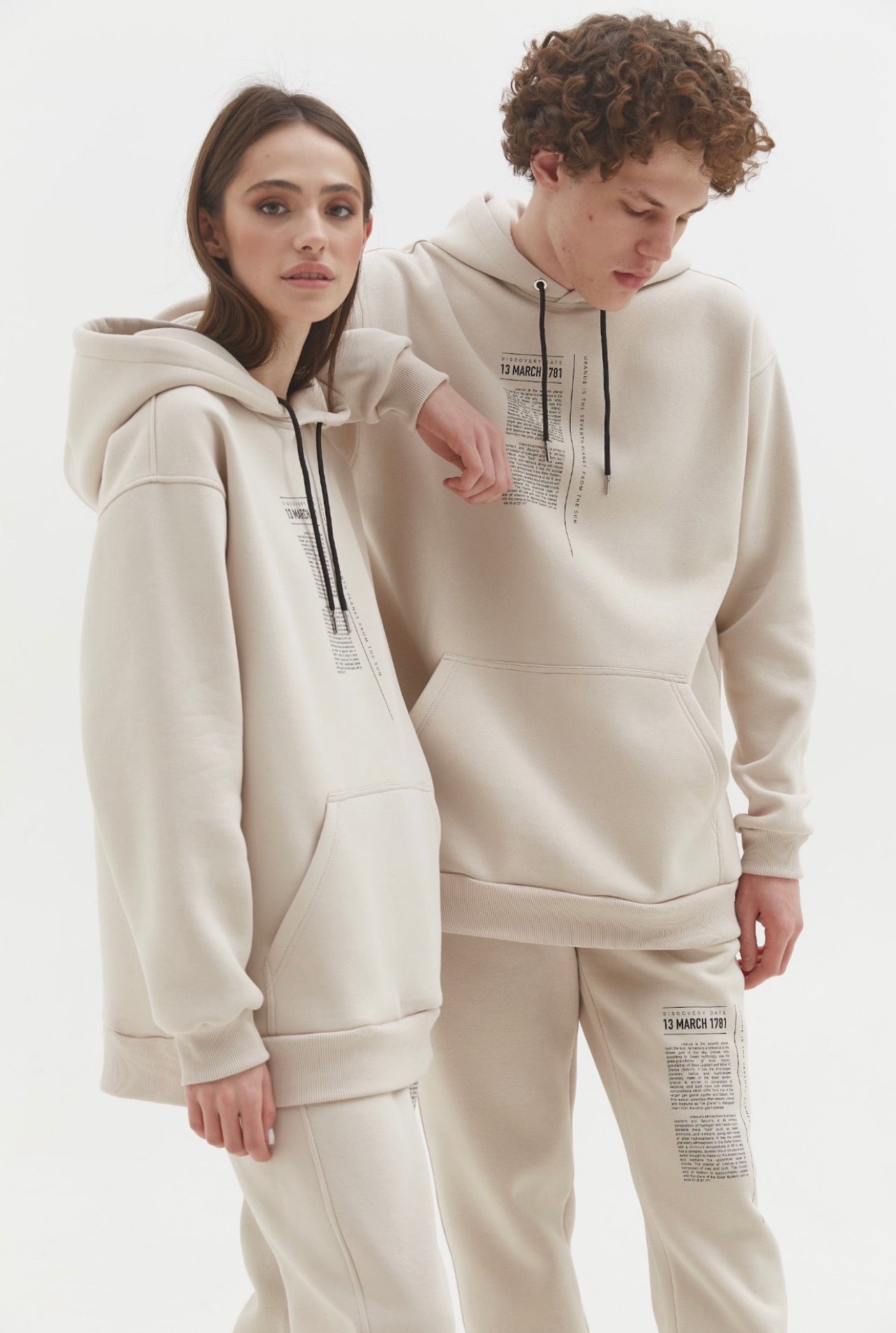 Hoodie Uranus Beige