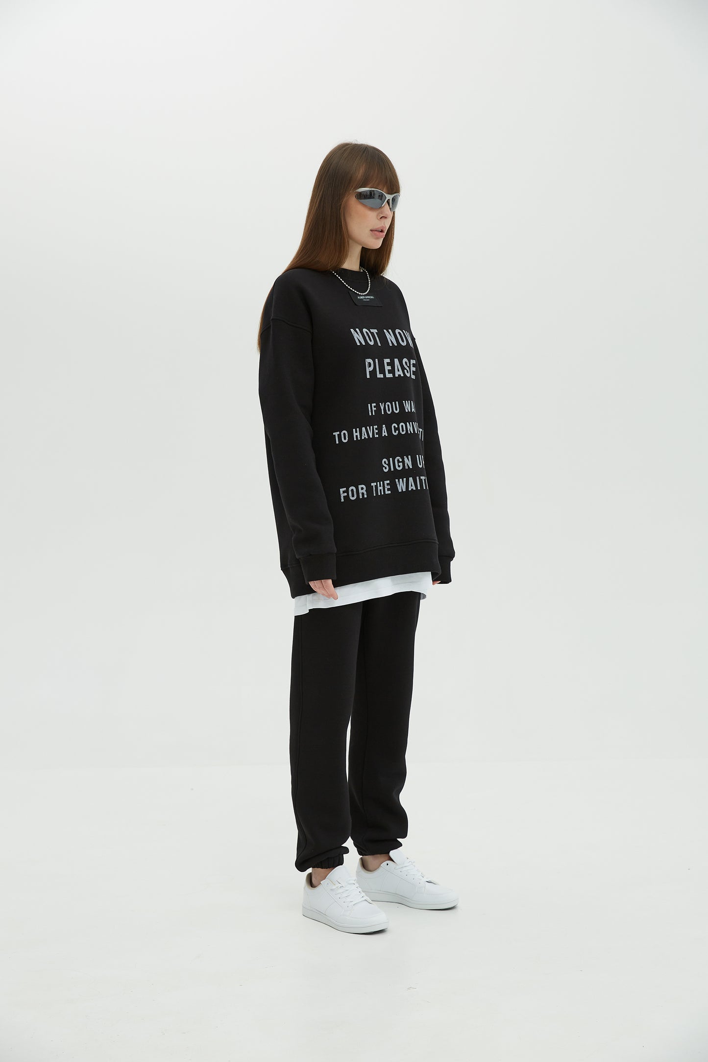 Sweatshirt No Comments Black