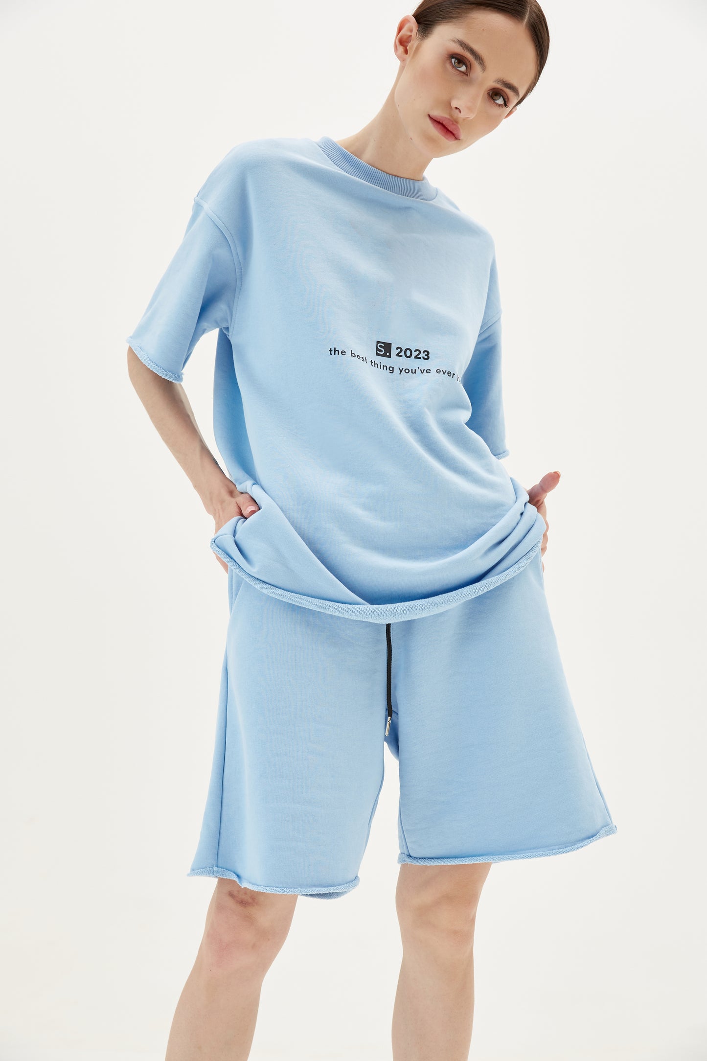 Shorts Personality Blue