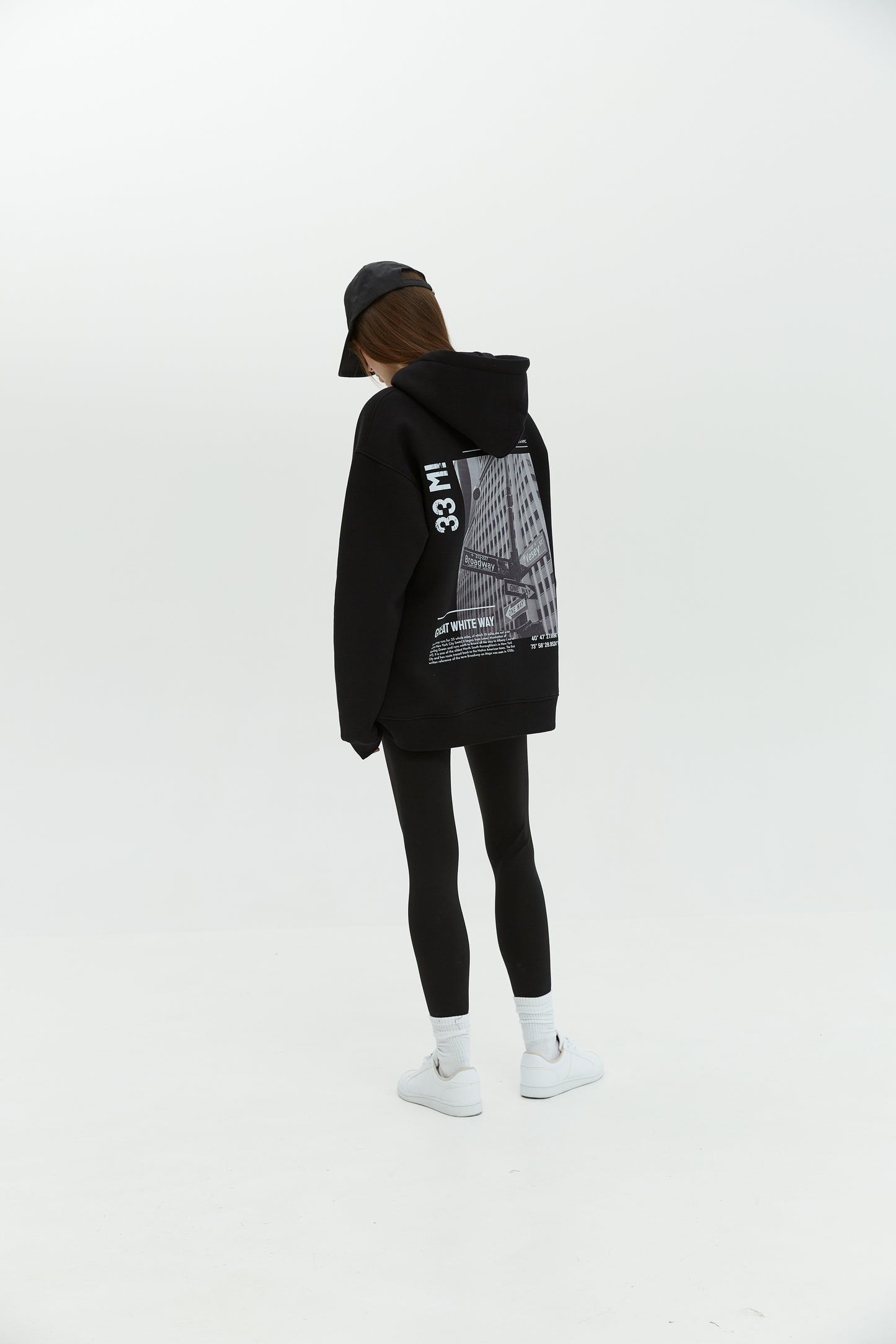 Hoodie Broadway Black