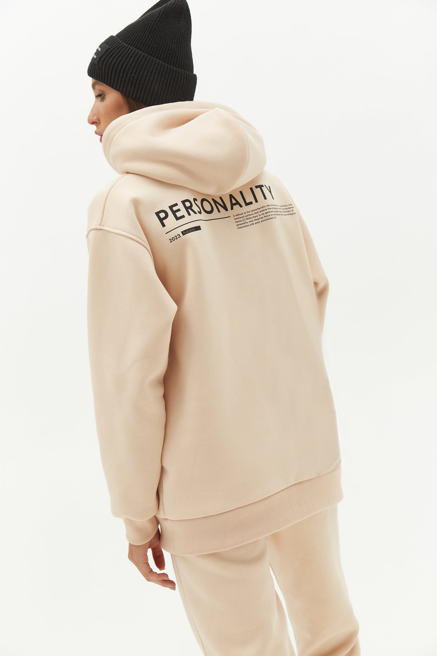 Hoodie Personality Beige