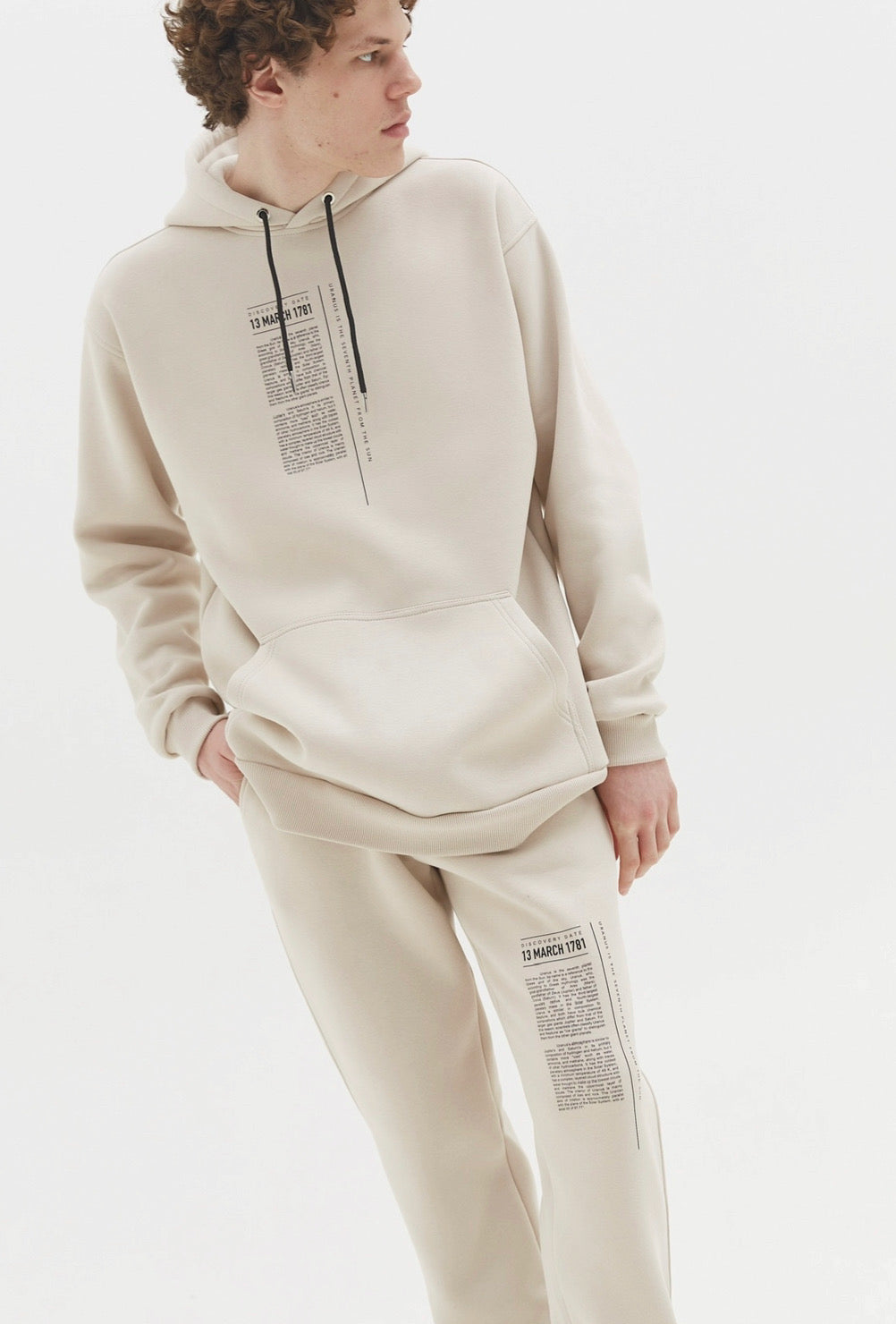 Hoodie Uranus Beige