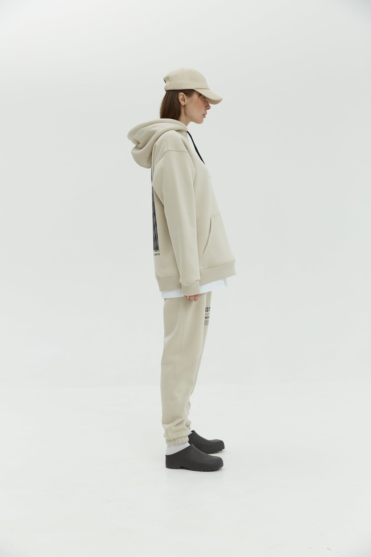 Hoodie Broadway Taupe