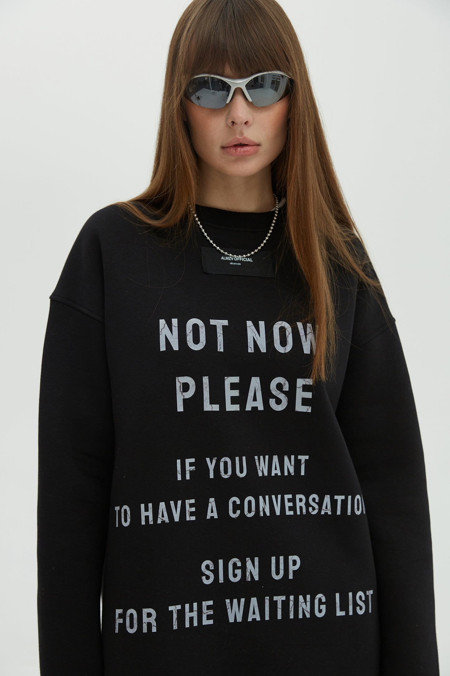 Sweatshirt No Comments Black