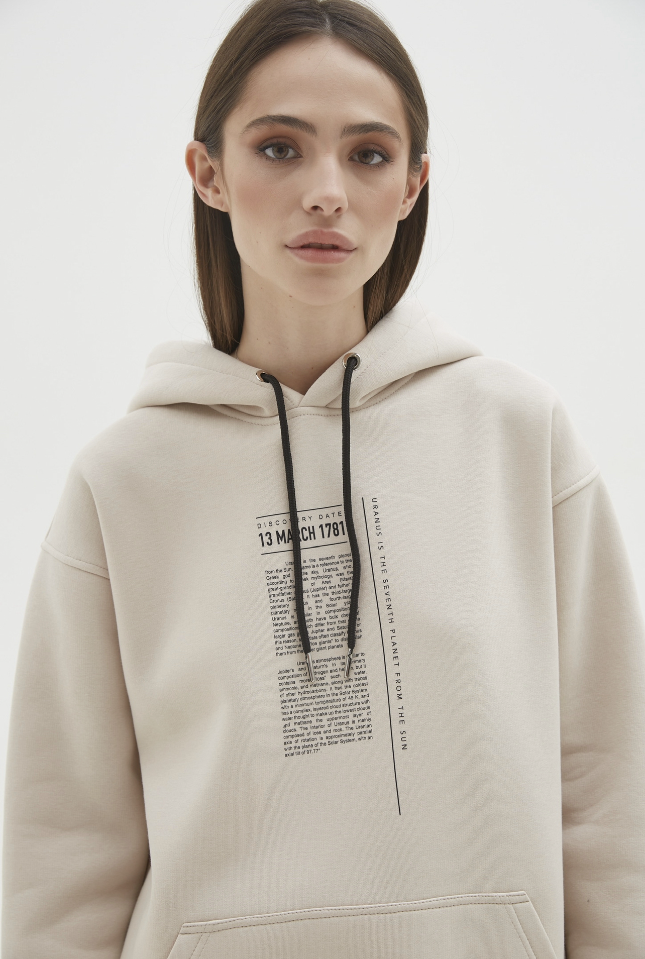 Hoodie Uranus Beige