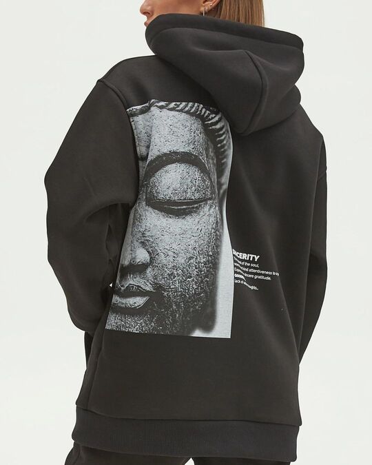 Hoodie Budda Black