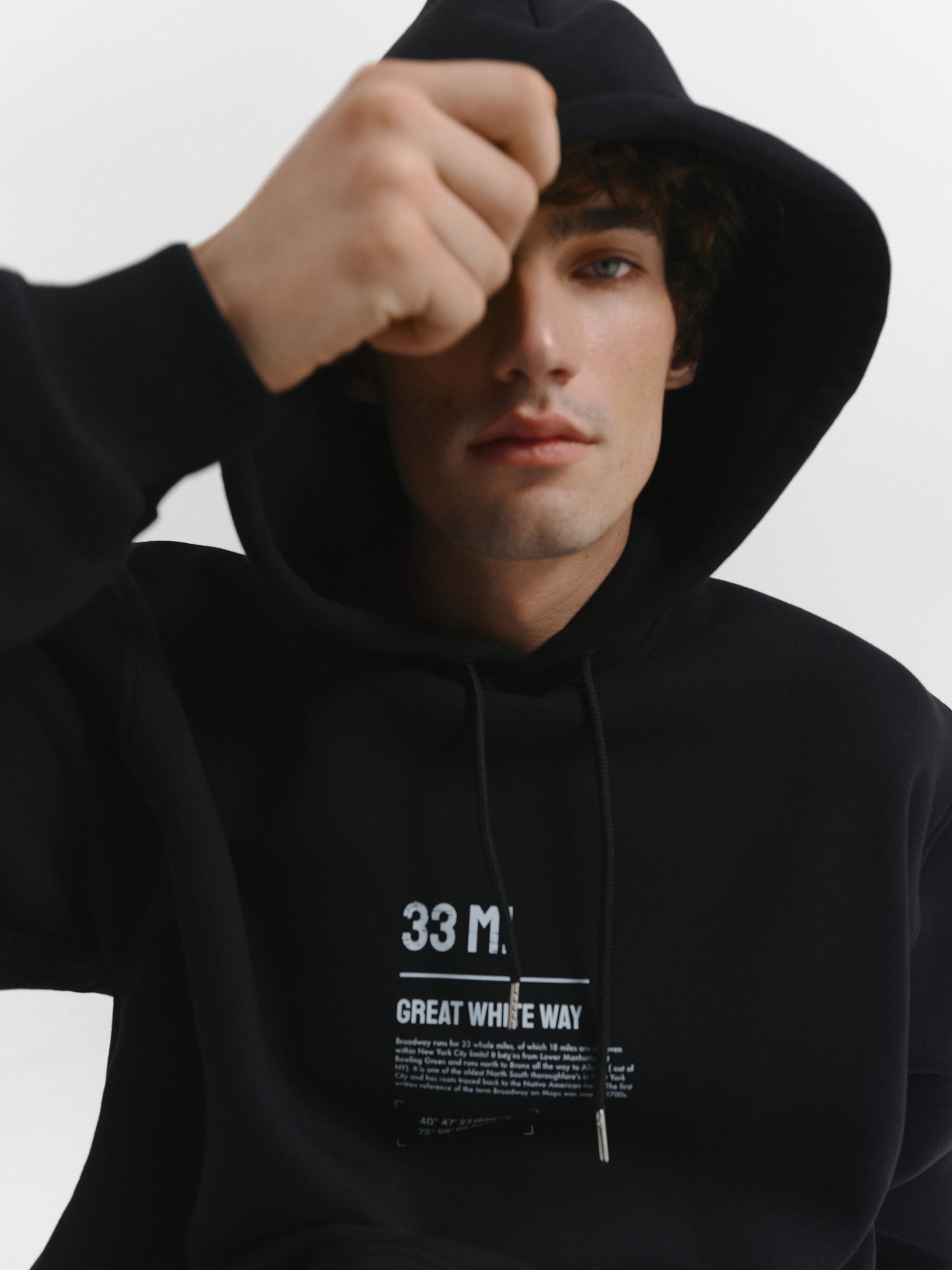 Hoodie Broadway Black