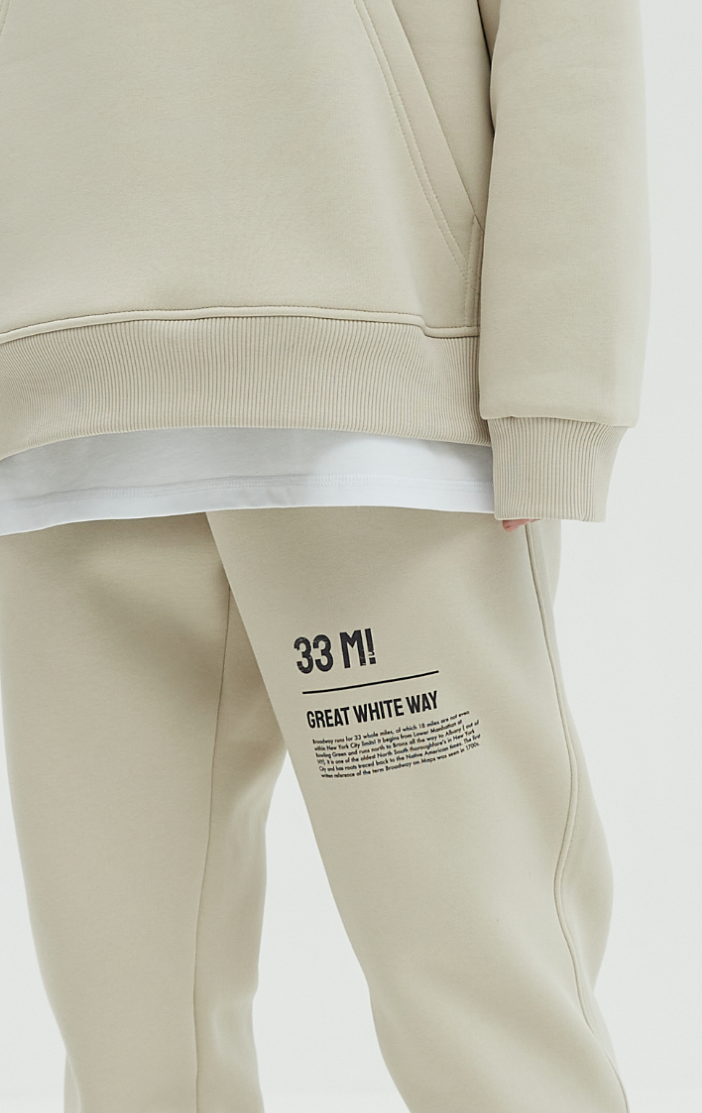 Hoodie Broadway Taupe