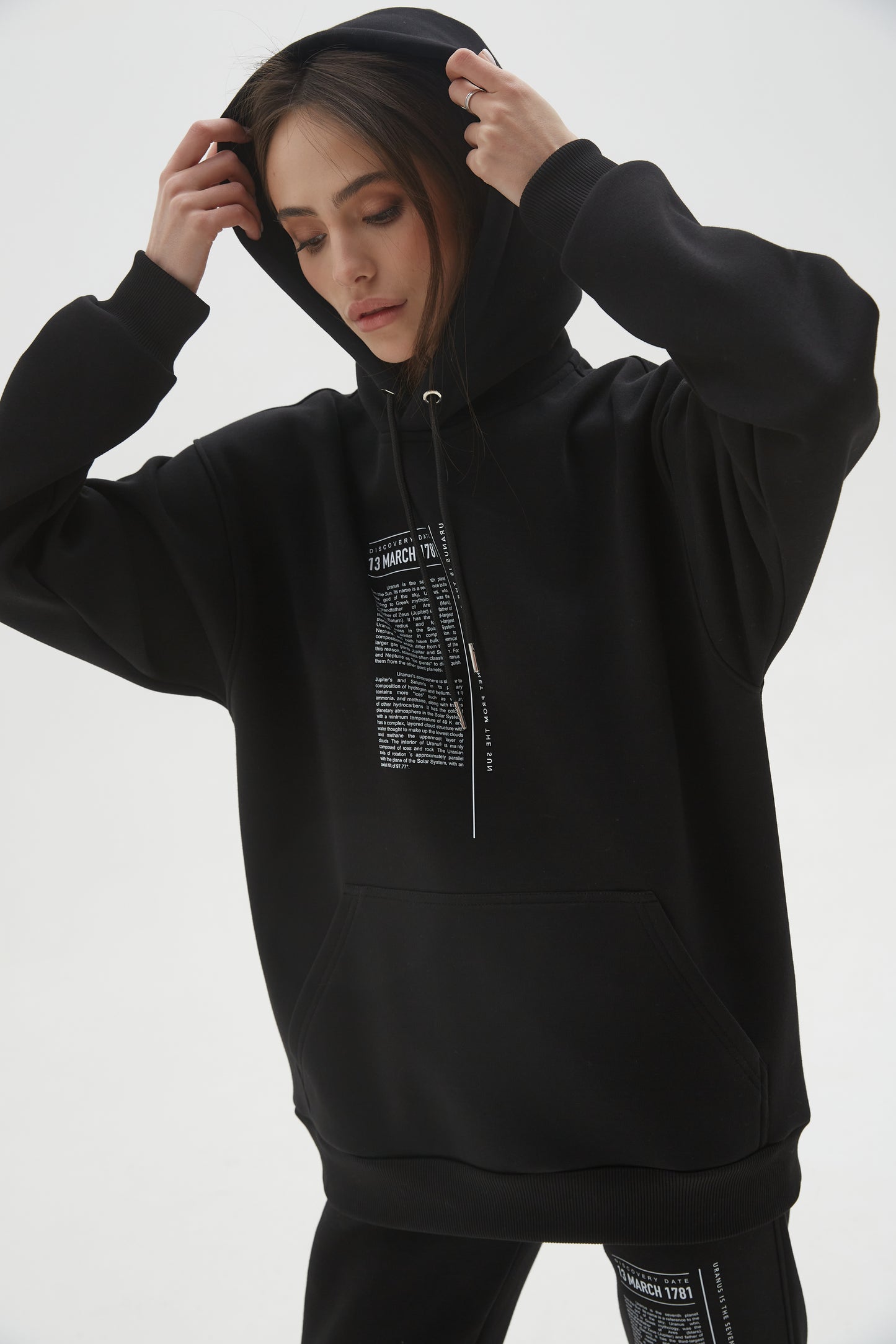 Hoodie Uranus Black