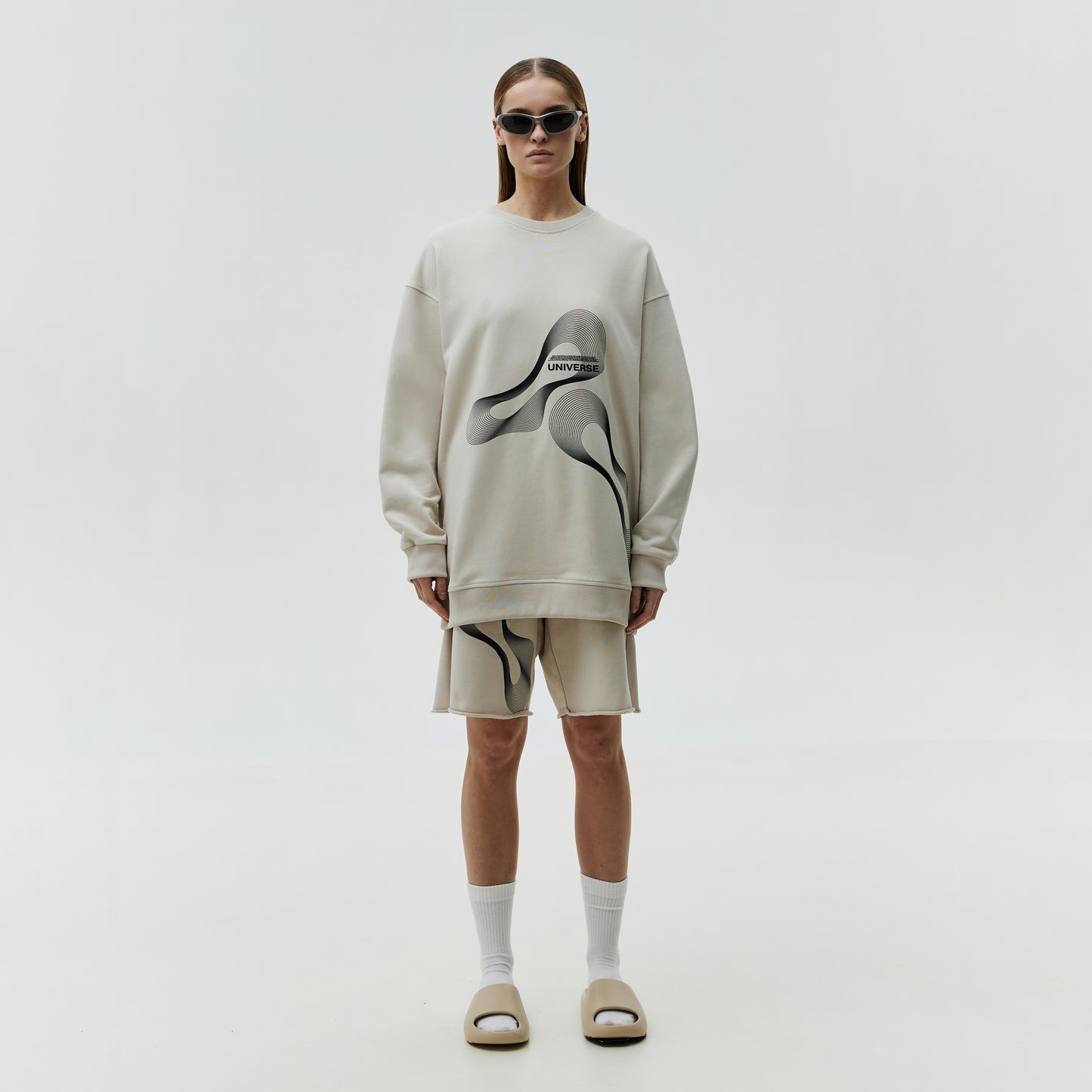 Sweatshirt Universe Taupe