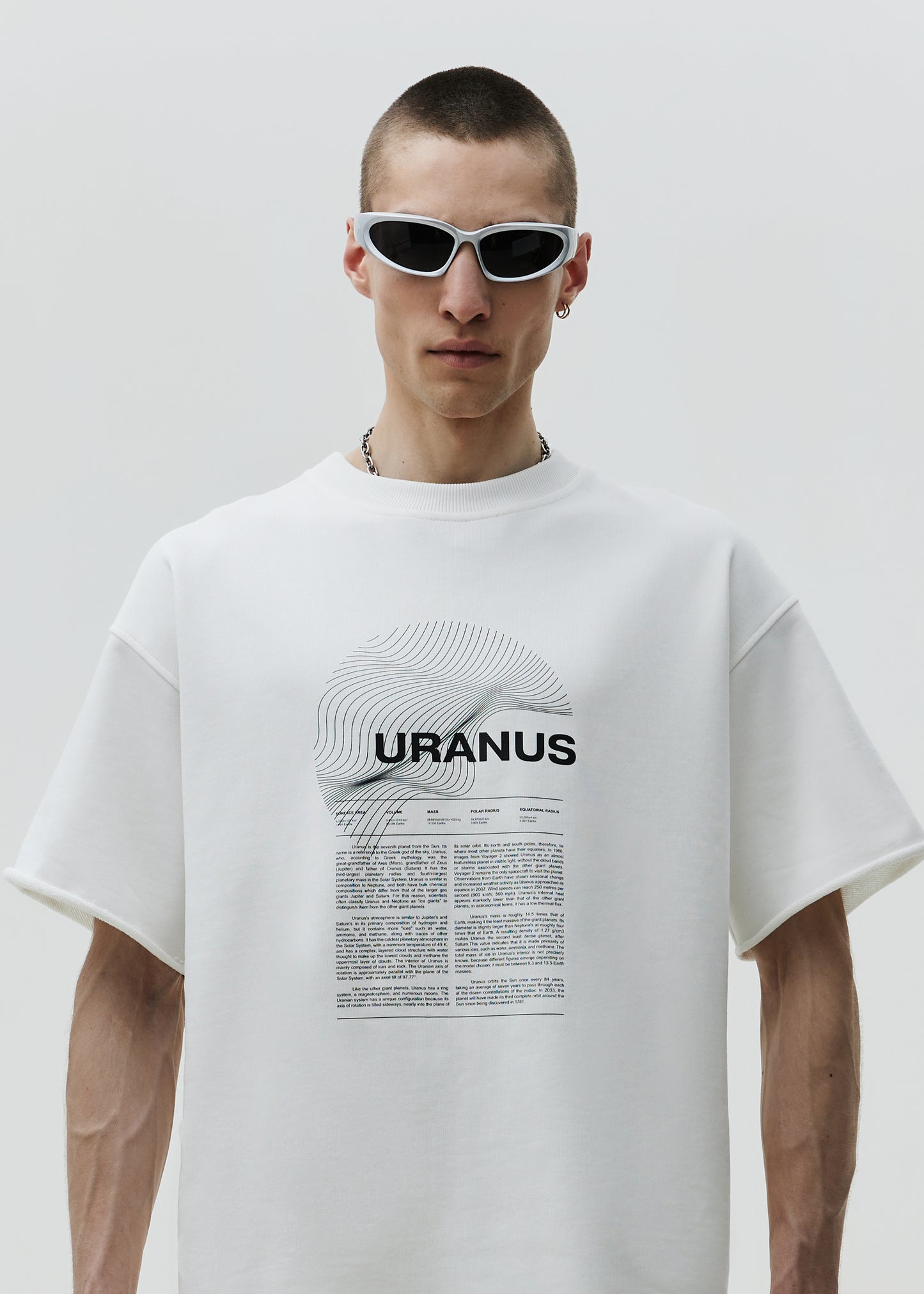 T-shirt Uranus White
