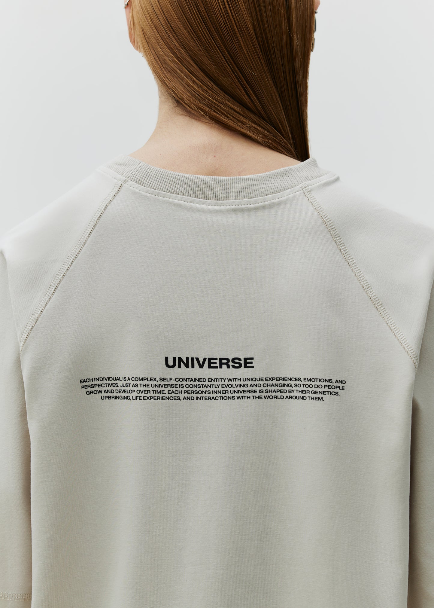 T-shirt Universe Taupe